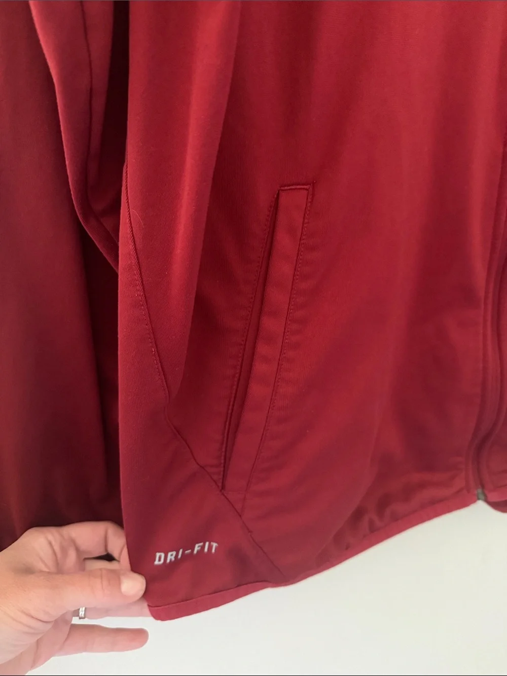 Nike Cardinal Red Iowa State Dri-FIT Full-Zip Performance Jacket